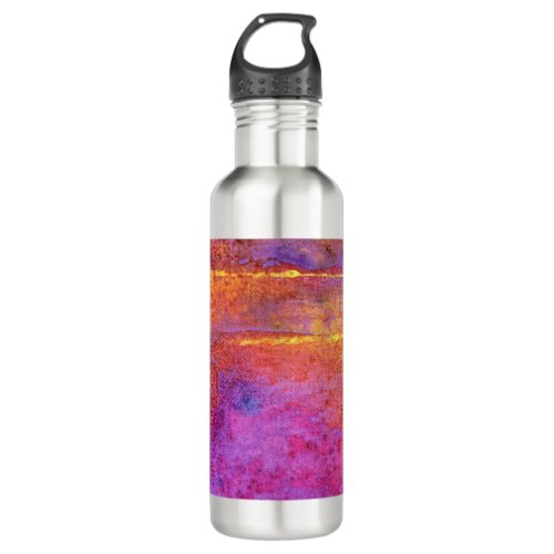 Sunset Emotion dreamy mauve lilac abstract Stainless Steel Water Bottle