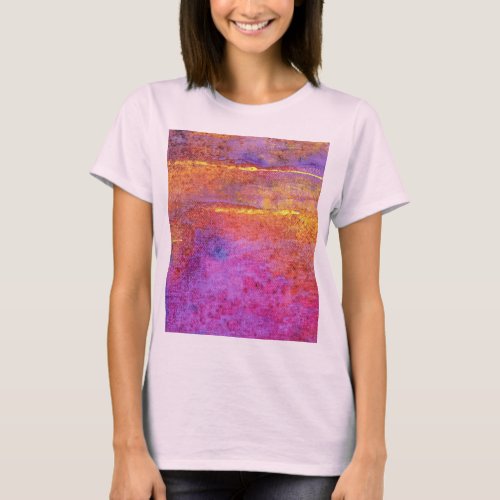 Sunset Emotion dreamy mauve lilac abstract T_Shirt