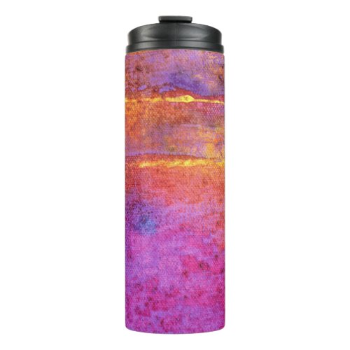 Sunset Emotion dreamy mauve lilac abstract Thermal Tumbler