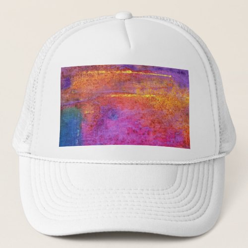 Sunset Emotion dreamy mauve lilac abstract Trucker Hat