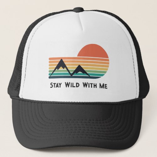 Sunset Explorer Trucker Hat _ Stay Wild Together
