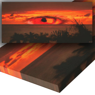 Sunset Eye 2106 Art Canvas Print