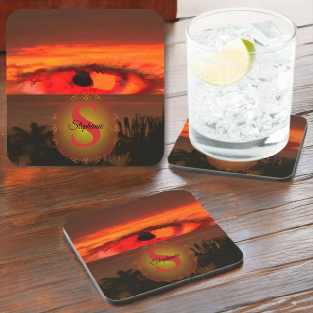 Sunset Eye 2106 Beverage Coaster (Creator Uploaded)