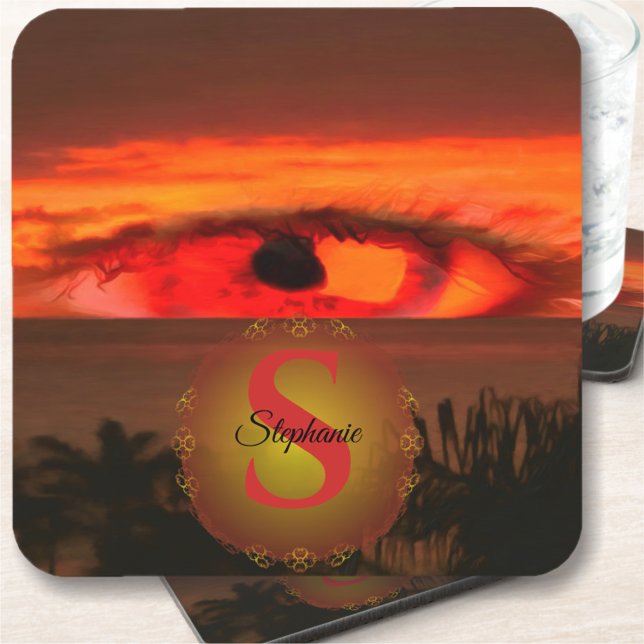 Sunset Eye 2106 Beverage Coaster (Creator Uploaded)