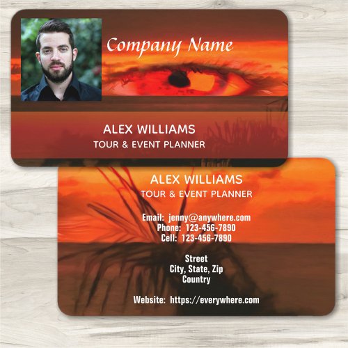 Sunset Eye 2106 Business Card