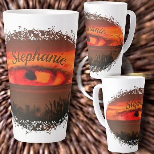 Sunset Eye 2106 Latte Mug