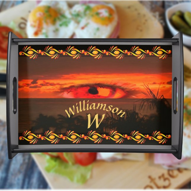 Sunset Eye 2106 Serving Tray (Creator Uploaded)