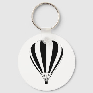 sunset fade hot air balloon keychain