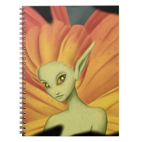 Sunset Fairy Notebook