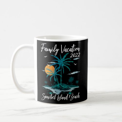 Sunset Family Vacation 2022 Sanibel Island Beach Coffee Mug