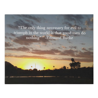 Sunset Faux Canvas Print