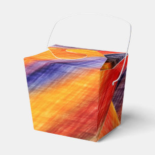 Sunset Favor Box Abstract Colors