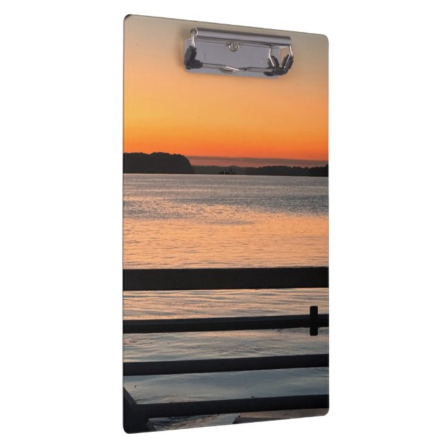 Sunset Ferry Ride  Clipboard (Right)