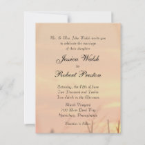 Sunset Field Wedding Invitation