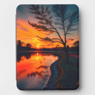 Sunset Fire on the Lake Kindle Cover