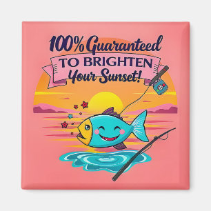 Sunset Fish Vibes Magnet