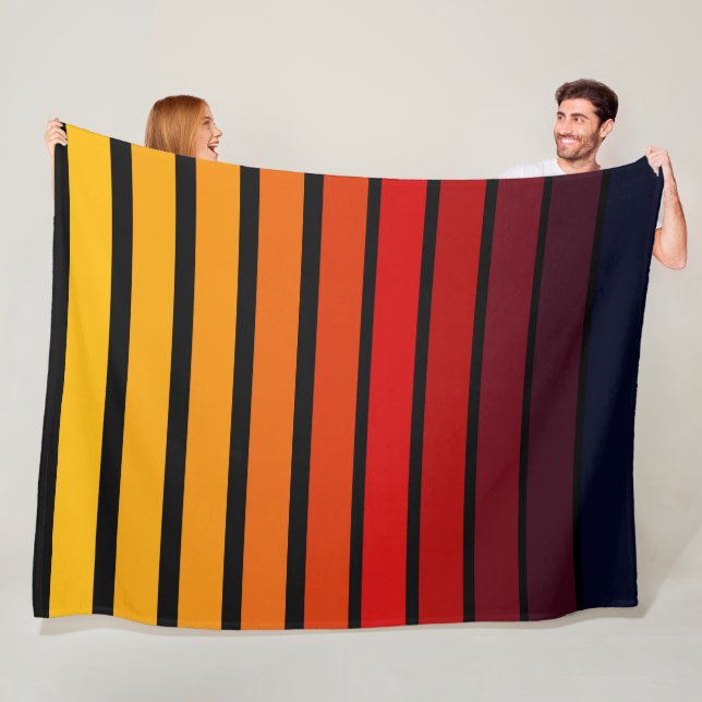 Sunset Fleece Blanket (In Situ)
