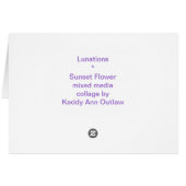 Sunset Flower Cards (Back Horizontal)