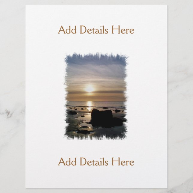 SUNSET FLYER (Front)