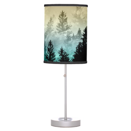 Sunset Forest Dream 2 dreamy wall art Table Lamp