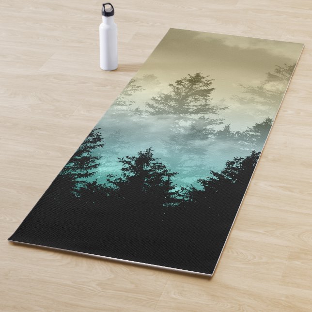 Sunset Forest Dream #2 #dreamy #wall #art  Yoga Mat (In Situ)