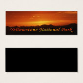 Sunset from Mt. Washburn (Front & Back)