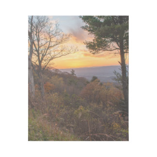 Sunset from Shenandoah National Park Gallery Wrap