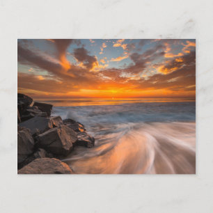 Sunset from Tamarach Beach Postcard