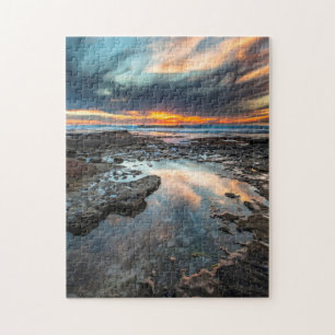 Sunset from the tide pools jigsaw puzzle