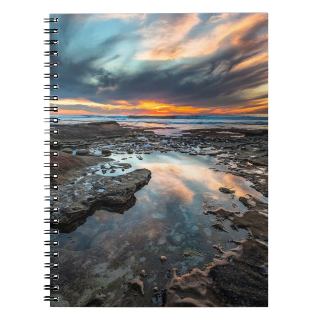 Sunset from the tide pools notebook (Front)
