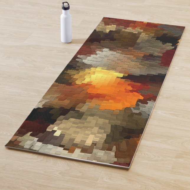 Sunset Fun.... Yoga Mat (In Situ)