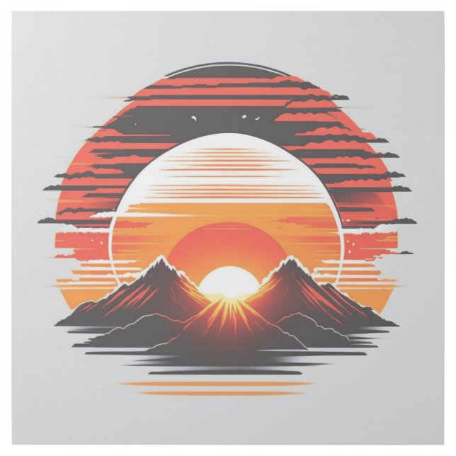 Sunset  gallery wrap (Front)