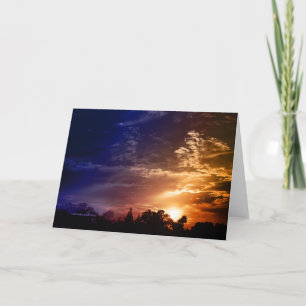 “Sunset Ghosts #1” Letterpress Thank You Card