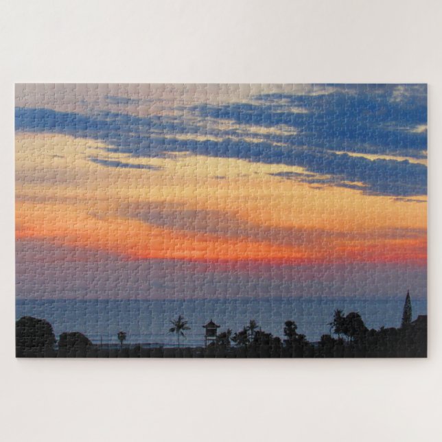 sunset gili islands jigsaw puzzle (Horizontal)