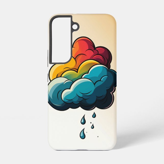 Sunset Glider Puff Samsung Galaxy Case (Back)
