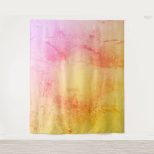 Sunset Glow Abstract Wall Tapestry