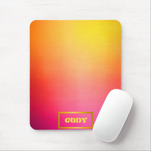 Sunset Glow Customizable Ombre  Mouse Pad