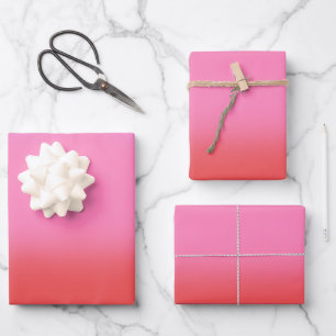 Sunset Glow Gradient Gradient Wrapping Paper Sheets