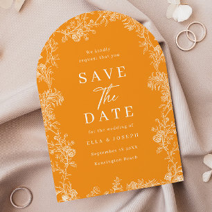 Sunset Glow Radiant Warm Wedding Save The Date