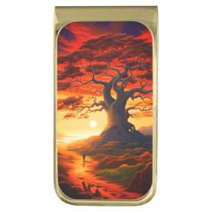 Sunset Gold Finish Money Clip