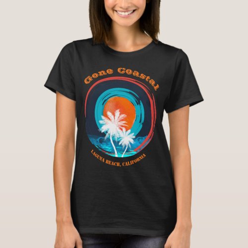 Sunset Gone Coastal Pick Your Beach T_Shirt