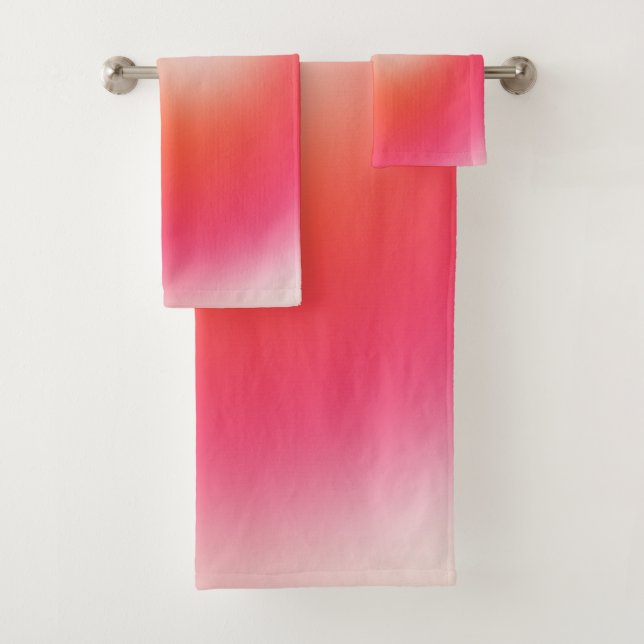 Sunset Gradient Bath Towel Set (Insitu)