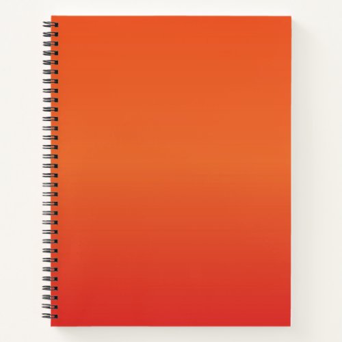 Sunset Gradient Notebook