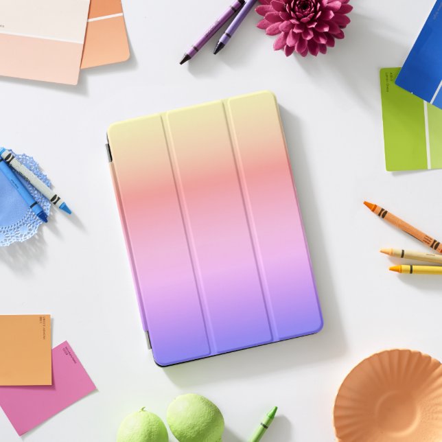 Sunset Gradient Ombre iPad Pro Cover (Desk)