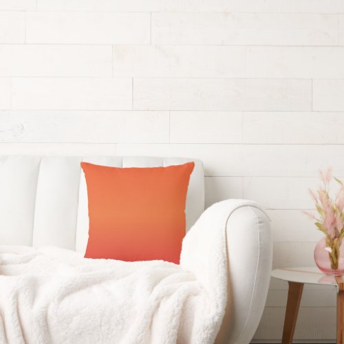 Sunset Gradient Throw Pillow