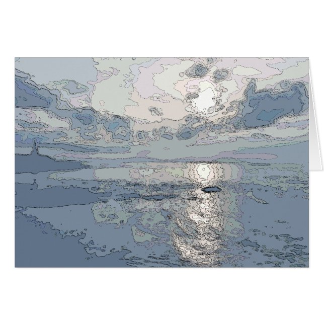 SUNSET GREETINGS CARD (Front Horizontal)