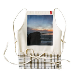 Sunset Handry's Beach Zazzle HEART Apron