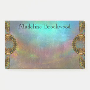 Sunset Haze Beautiful Monogram Post-it Notes