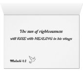 Sunset Healing Card (Inside Horizontal (Bottom))