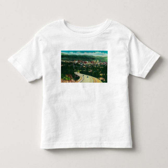 Sunset Highway entering Spokane from the West Toddler T-shirt (Front)
